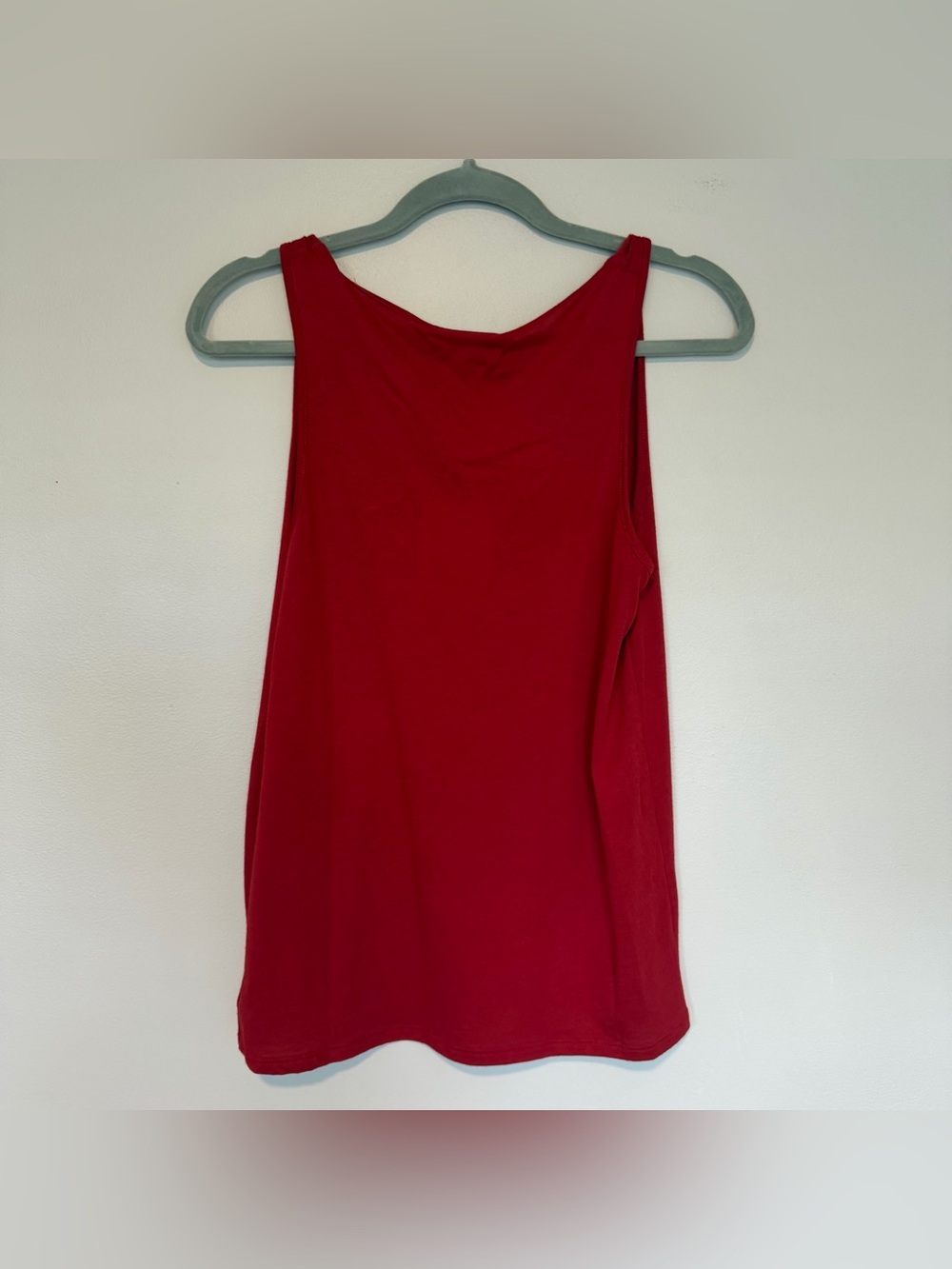 Theory Red Sleeveless Tank Top - Picture 2 of 4